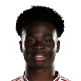 Bukayo Saka FIFA 20 Non Rare Silver