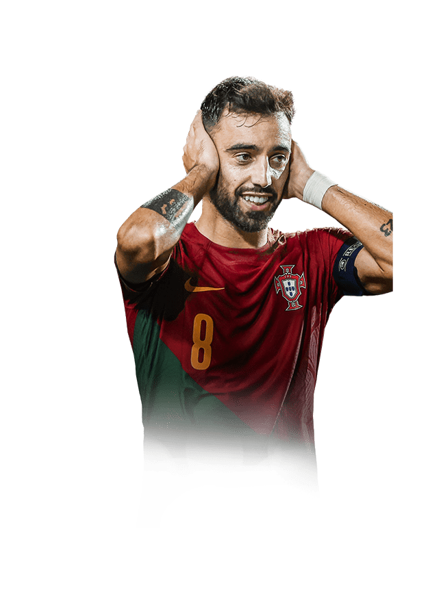 Bruno Fernandes FIFA 24 Team of the Week Gold