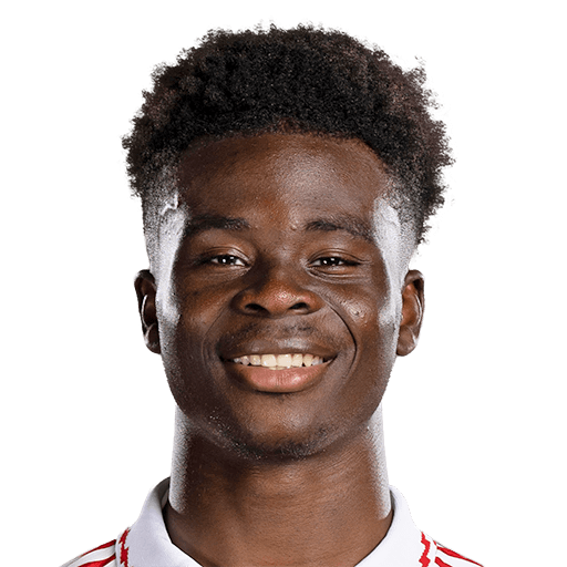 Bukayo Saka FIFA 24 Non Rare Silver