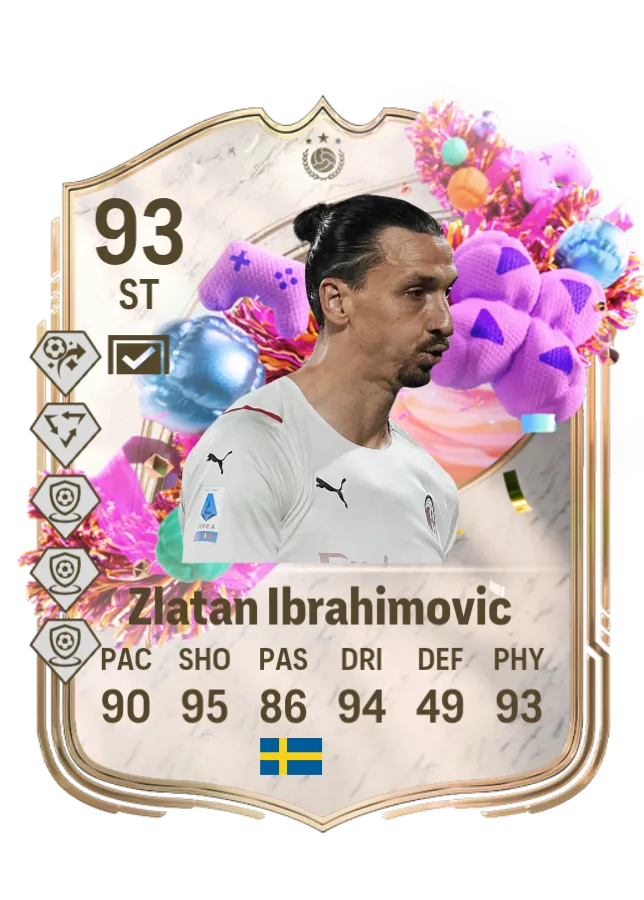 Zlatan Ibrahimovic - 93 OVR