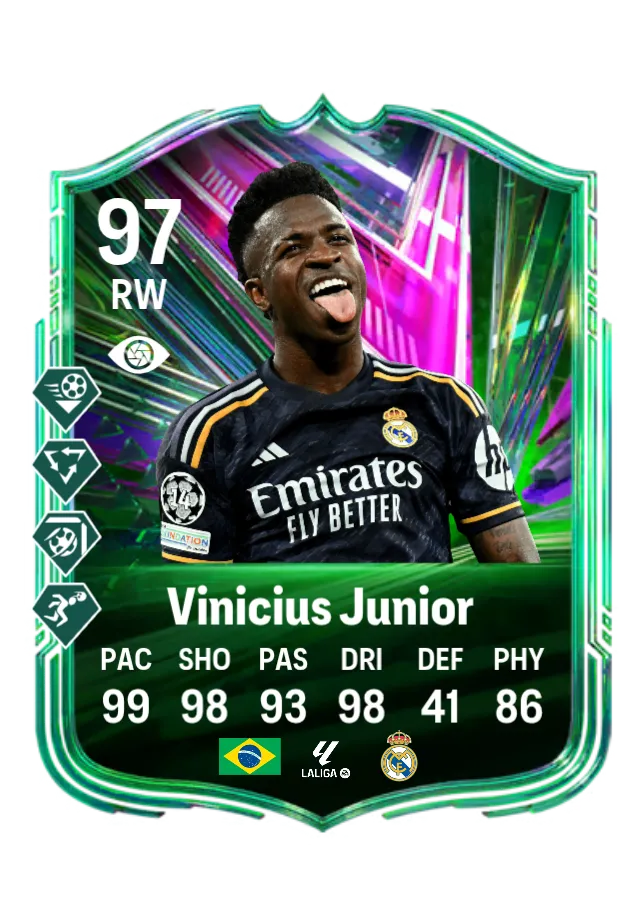 Vini Jr - 97 OVR Card