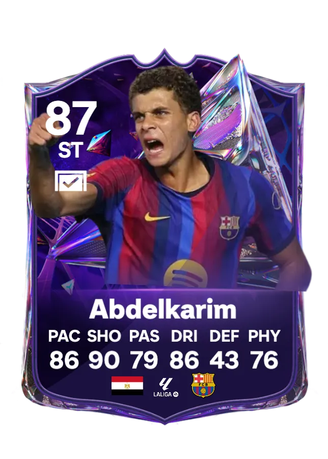 Abdelkarim Future Stars Card FC 27
