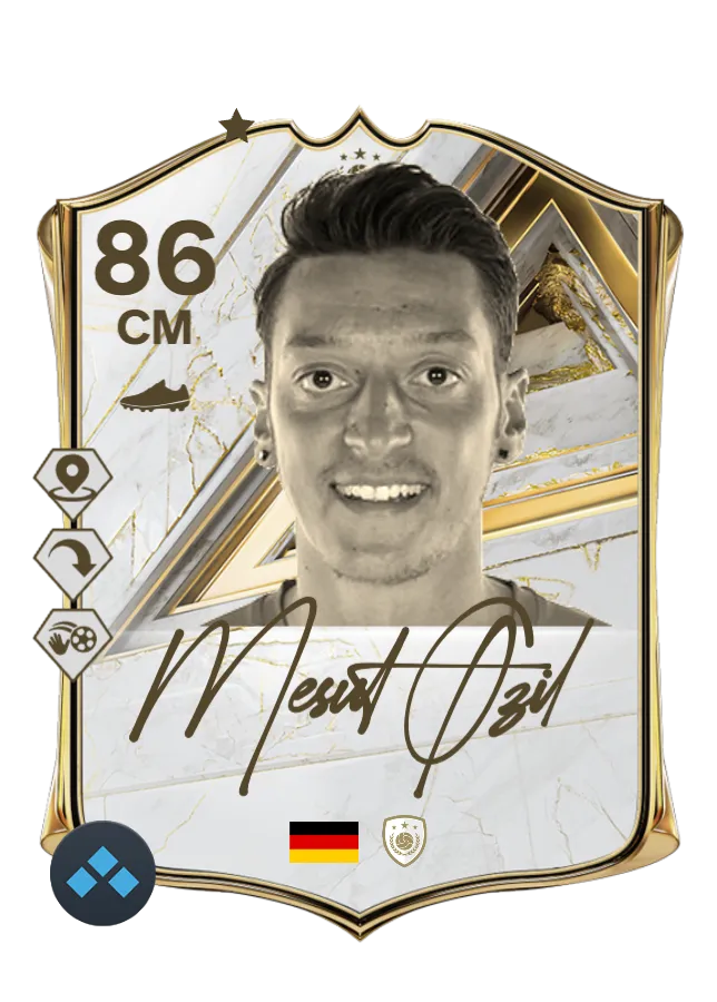 Mesut Ozil Icon Card Signature Holographic